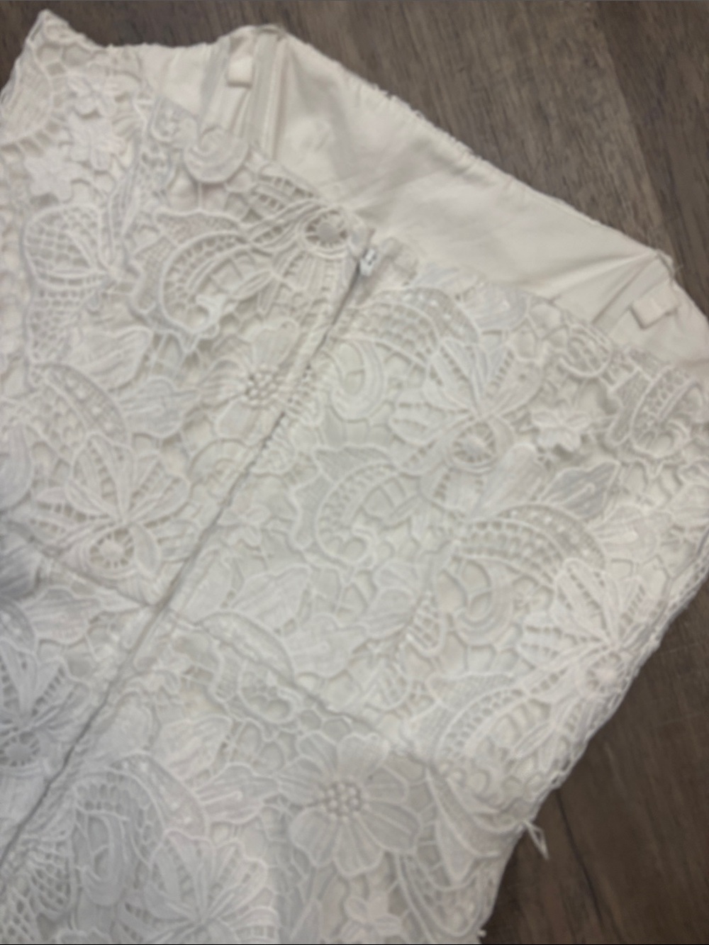 Lilly Pulitzer Sienna Convertable Strapless White Floral Lace Dress - Picture 4 of 6